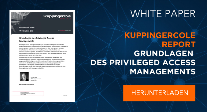 KuppingerCole Report: Grundlagen PAM