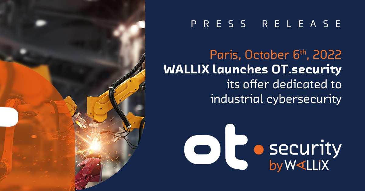 WALLIX acelera en el mercado de la industria con el lanzamiento de OT.security by WALLIX, su marca dedicada a la ciberseguridad industrial