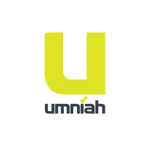Umniah corporate logo in its signature style representing the Jordanian telecommunications and mobile services brand.
Used on the WALLIX case study or reference page to illustrate the partnership or project involving Umniah, a major telecom operator in Jordan providing mobile, internet, and enterprise solutions.