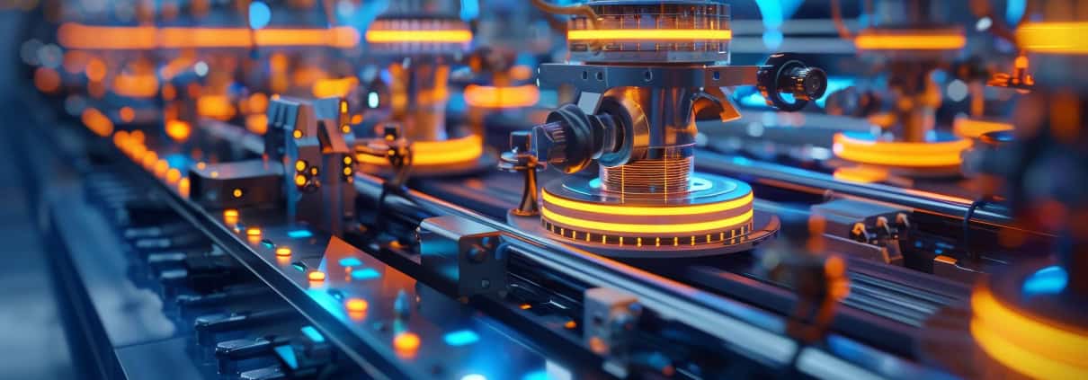 A business professional analyzing a digital interface with abstract cybersecurity and network graphics, representing IT security oversight. This image reflects WALLIX’s solutions for protecting privileged access and ensuring secure management of enterprise IT systems.